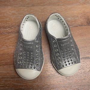 Toddler girl glitter Native shoes